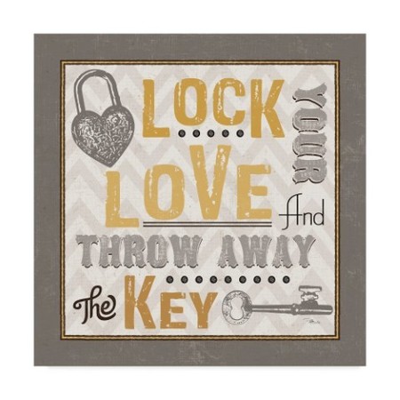 Pela Studio 'Lock Your Love I' Canvas Art,24x24